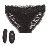 California Exotics - Remote Control Vibrating Lace Panty Set CherryAffairs
