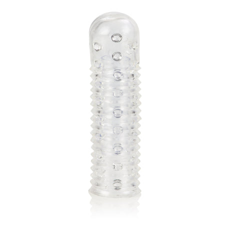 California Exotics - Reversible Textured Cock Sleeve (Clear) CE1522 CherryAffairs