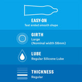 Durex - Comfort XL Condoms - CherryAffairs.sg