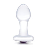 Glas - Bling Bling Glass Butt Plug 3.5" (Clear) GL1029 CherryAffairs