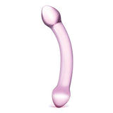 Glas - Double Trouble Hand Blown Glass Dildo 7.25" (Purple)    Glass Dildo (Non Vibration)