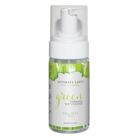 Intimate Earth - Green Foaming Tea Tree Oil Toy Cleaner - CherryAffairs.sg
