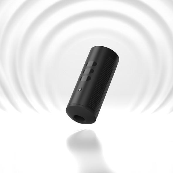 Kiiroo - Titan App-Controlled Interactive Vibrating Masturbator Stroker (Black) KR1005 CherryAffairs
