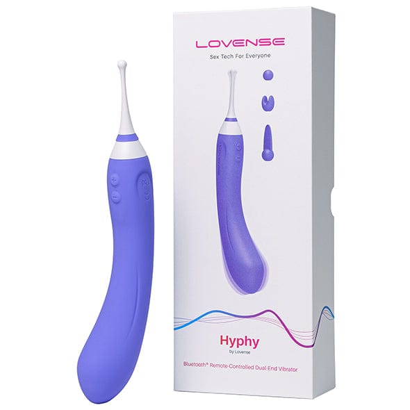 Lovense - Hyphy Máy Rung Đôi Hai Đầu Điều Khiển Qua Ứng Dụng (Màu Tím)