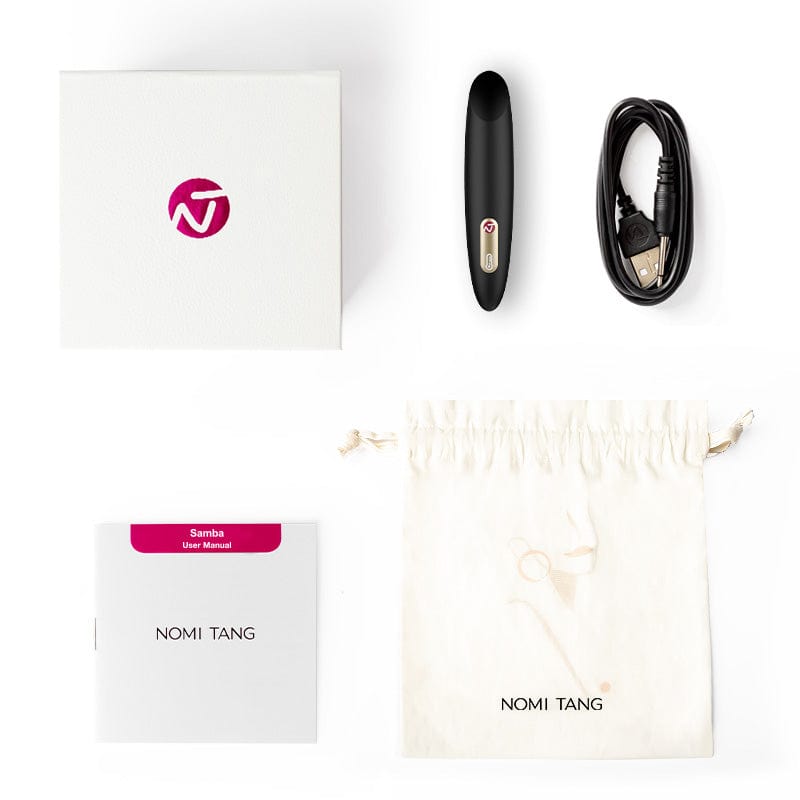 Nomi Tang - Samba Heating Bullet Vibrator (Black) NT1032 CherryAffairs