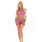 Pink Lipstick - Neon Nights 3Pc Bra and G String Lingerie Set O/S (Pink)    Lingerie Set