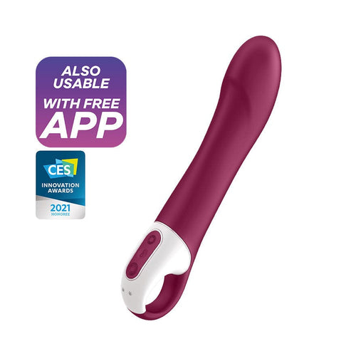 Satisfyer - Máy Rung Kích Thích Điểm G Big Heat Điều Khiển Qua Ứng Dụng (Màu Hồng)