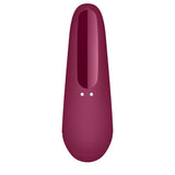 Satisfyer - Curvy 1+ App-Controlled Clitoral Air Stimulator Vibrator (Rose Red) STF1126 CherryAffairs