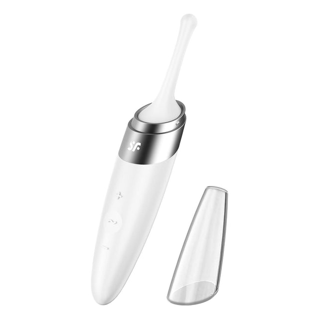 Satisfyer - Twirling Delight Precise Clit Massager (White) STF1216 CherryAffairs