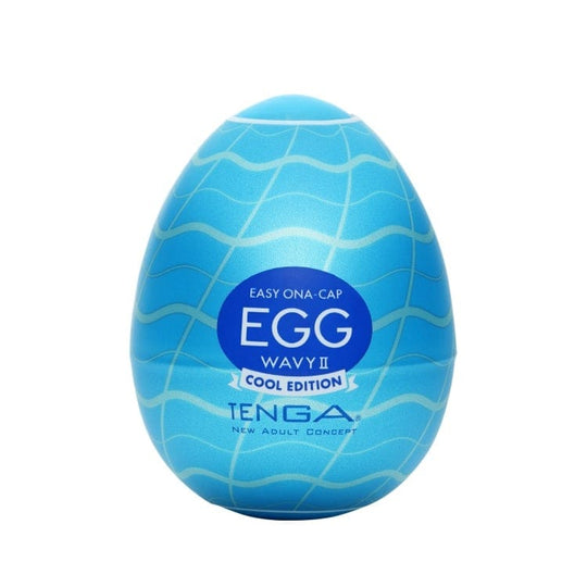 Tenga - Trứng Masturbator Wavy 2 Phiên Bản Cool (Xanh Dương)