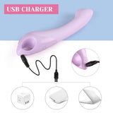 Tracy's Dog - Rechargeable G Spot Vibrator Pulsator (Purple) TRD1007 CherryAffairs