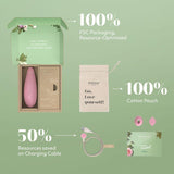Womanizer - Premium Econ Clitoral Air Stimulator (Rose) WM1039 CherryAffairs
